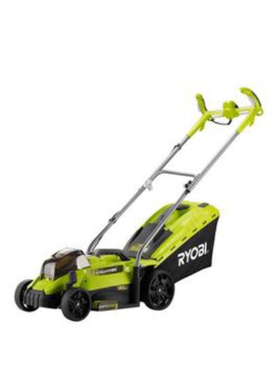 Ryobi 18V One+ Lawnmower 33Cm Deck (1X4.0Ah Battery &Amp; Charger)